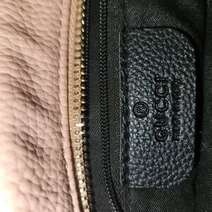 Pink Textured Bag with Pebbled Surface